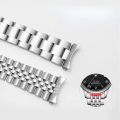 316L Solid Stainless Steel Strap for Seiko SKX009 Jubilee Bracelet Curved End Men Watch Accessory 18mm 19mm 20mm 21mm 22mm 24mm. 