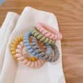 12 Pcs Spiral Hair Ties - Elastic, Colorful, and Comfortable for All Hair Types. 