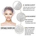 Shower Cap Disposable Large Bath Caps Thick Waterproof High Density Elastic Big Hair Caps for Men and Women, Waterproof Bath Hat Processing Hair Cover (Pack of 50). 