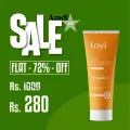 Loyi Vitamin C Face Wash 100ml | Brightening, Deep Cleansing, Oil Control | Gentle Daily Foaming Facewash for All Skin Types. 