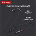 HOT Sale Original Lenovo HE05X Bluetooth 5.3 Earphones Sports Headphones Waterproof Wireless HIFI Sound Magnetic Neckband Headset Mic For All Mobile Phone. 