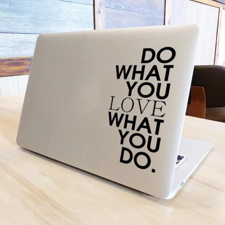 Do What You Love Quote Laptop Sticker Decal New Design, Laptop Accessories, Laptop Decoration, Car Stickers, Wall Stickers High Quality Vinyl Stickers