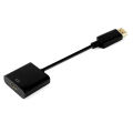 Mini Portable Plug And Play 0.25m DisplayPort To HDMI Adapter. 