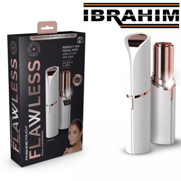 Electric Flawless Hair Remover for Women | Flawless Facial Hair Removing machine | Painless Face Hair Remover | Eyebrow Shaper | Upper Lips Removal Machine | Hair Remover Solution for Women | Automatic Hair Removing Machine with Light | Hair Trimmer