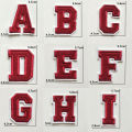 3D Decoration Sewing -on Alphabet Embroidery Apparel Sewing Fabric A-Z Patches Clothes Embroidery Applique Letter Patches. 