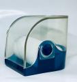 Plastic wristwatch box  made of clear acrylic, which provides a transparent and elegant look  box is designed specifically for presenting watches as gifts or for storing them securely  box features a crystal glass lid, allowing for a clear. 