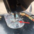 Pair of Steel Finish Piping Presser Foot for Sewing Machines. 