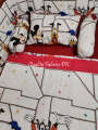 CS-636: Mickey Theme Cot Bedding Set. 