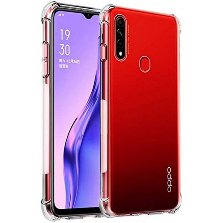 Oppo A31 Back Cover Transparent Extra Bumper Anti Shock Soft - Main Image