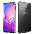 Samsung Galaxy S10 Plus  Anti-Shock Air Cushions Drop Resistance Transparent TPU Case Silicone Back Cover. 
