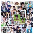50PC/SET Xiao Zhan Wang Yibo Waterproof Stickers Bo Jun Yi Xiao Fun Hand Account Cute DIY Handmade Material Star Surroundings. 