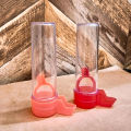 2 Large Size Water Dispenser Cage Bird/Parrot Canary Plastic Drink Bottle Feeder Pet Food (Multi Colour). 