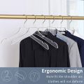 5 Pcs Clear Clothes Hangers with Gold Hook,Hanger for Lady Kids Small. 