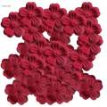 100 Pieces Satin Fabric Silk Artificial Flower Petals for Party Home Wedding Decoration 2.16''. 