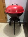 Football Sytle Bar B Que Grill and Oven with Moving Stand. 