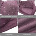 Comfort-Fit Maternity Bras with Button Closure for Pregnancy Support - Nursing Friendly Intimates. 