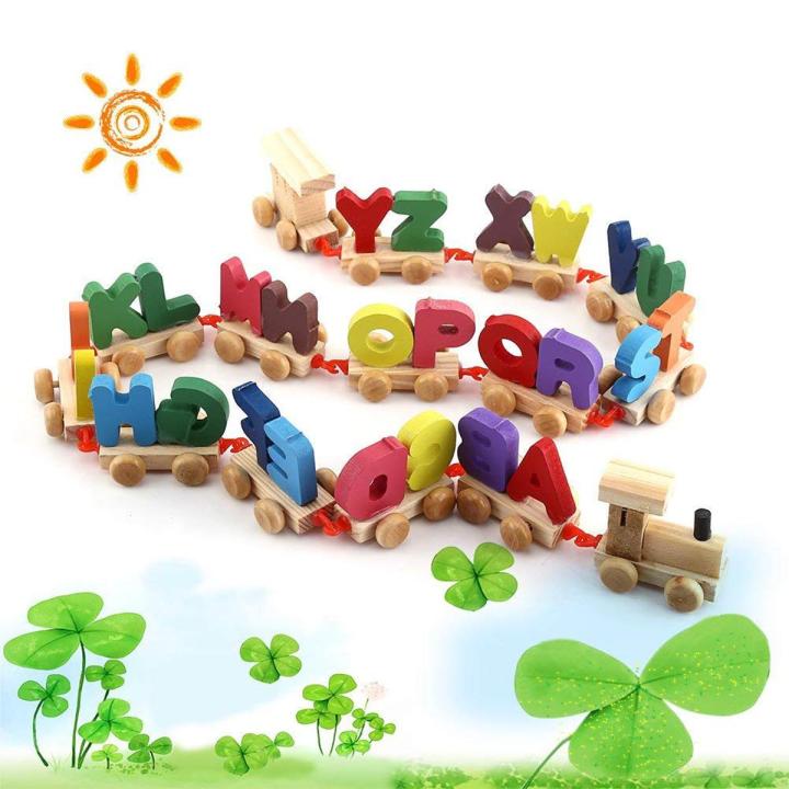Alphabet ABC Letters Train (A-Z) English Vocabulary Building Blocks ...