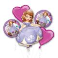 Princess SOFIA foil balloons - set of 5 balloons for Sofia birthday or SOFIA theme or birthday decoration. 