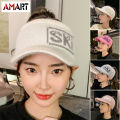Ponytail Cap Women Winter Plush Knitted Pony Cap Hollow Top Fuzzy High Bun Visor Golf Cap for Outdoor. 