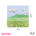 Oil Painting Sticky Memo Pad 80sheets Colored Notepad Sticky Notes Office School. 