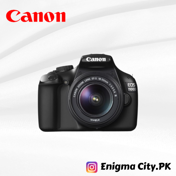 Canon EOS 1100D DSLR Camera – 12.2MP , HD Video , 9-Point Autofocus , Beginner-Friendly