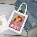 Lana Del Rey Singer Fans Women Canvas Shoulder Bag Canvas Tote Eco Just for Life Shopping Bag Canvas Tote Bag HandBag Daily Use. 