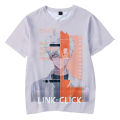 2022 3D link click anime tshirt crewneck short sleeve women men T-shirt free shipping Harajuku streetwear casual style clothes. 