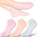 1 Pair Silicone Moisturizing Gel Heel Socks, Moisturizing Socks, Silicone Socks, Spa Socks, Exfoliating And Preventing Dryness Foot Skin Women Socks Moisturizer Foot Care Elastic Sock. 