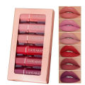 6pcs/lot Lip Kit Matte Lipstick Waterproof Velvet Stick Tint Nude Cosmetic Makeup Set Professional Korean Beauty Cosmetics Kpop. 