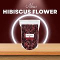 Hibiscus Tea 50gm Dried Hibiscus Flower Perfect for Hibiscus Tea loose leaf, Flor de Jamaica, Cut and Sifted Packaged in Resealable Bag Hot & Iced Tea, Whole Flowers and Petals.. 