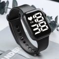 100% waterproof Led Smart watch square Led Watch for unisex boys and girls smart band led band band New stylish watch led square smart watch smart band digital watch digital smart watch led watch for unisex. 
