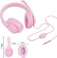 BlueFire PS4 Gaming Headset with Microphone for PC/PS4/Laptop/phones Pink. 