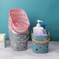 Portable Shower Caddy Tote Plastic Storage Basket with Handle Quick Dry Toiletry Box Capacity Box Organizer for Bathroom Kitchen. 