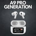 A9 Pro Airpods_ Earbuds with touch screen noise cancellation long battery life i7S TWS Wireless Bluetooth 5.0 Earbuds earphone_ Stereo Headsets Earphone Earbuds With Charging Case. 