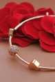 Bracelet - Kara - Bangles - Kada - Ladies Kara - Ladies Bangles - Girls Bracelets - Ladies Bracelet- Stylish Rose gold plated Kara with zircon ball. 