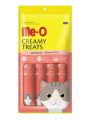 Meo Creamy Treats For Cats and Kittens Salmon Flavor 60 Gm Pack - Me-O (15GMx4). 