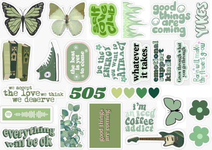 25pcs%20GREEN%20AESTHETIC%20sticker%20pack%20based%20on%20cool%20trendy%20stickers%20and%20music%20ideal%20for%20journaling,%20guitar,%20diaries,%20notebooks,%20phone%20covers,%20laptops,%20skateboards%20aesthetic%20girly%20green%20aesthetic%20cute%20-%20Image%208