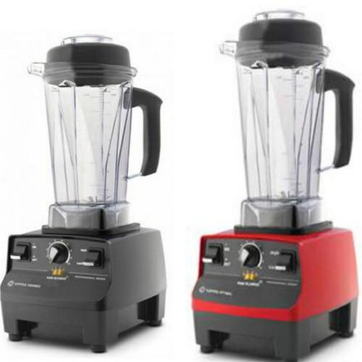 Commercial Heavy Duty Blender / Commercial Electric Blender Mixer Juicer, Powerful Fruit Food Processor For Smoothie Bar (Uk Plug)