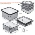 Tofu Press- Tofu Presser for Firm or Extra Firm Tofu - with Upgrade Spring Water Collecting Tray. 