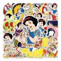 10/30/50pcs Anime Disney Snow White and the Seven Dwarfs Graffiti Stickers Cartoon Decals Laptop Sticker for Kids Toys. 
