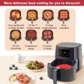 9 Inch Round Reusable Silicone Air Fryer Liners Non-Stick for Gourmia Power XL Air Fryer Accessories Red. 