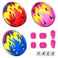 Kids helmet 7pcs/set Protective Gear with Adjustable Helmets Knee Pads Elbow Pads Wrist Pads for Bicycle Roller Skates. 