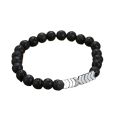 8mm Sacred Arrow Lava Rock Bead Bracelet Natural Anti Anxiety Essential Oil Diffuser Bracelet for Women Men 18cm. 