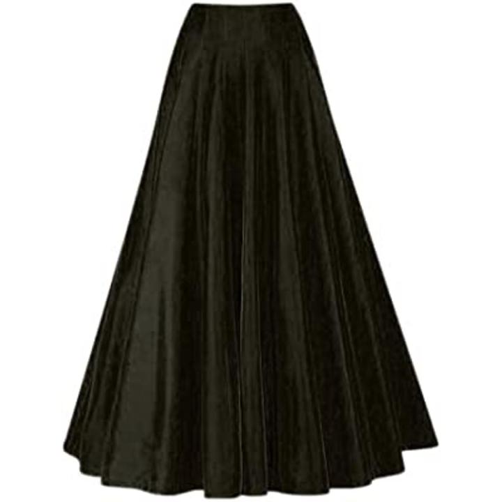 Long skirt with elastic waist best sale