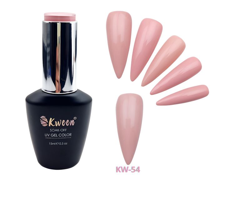 KWEEN Light Natural Pink Nail Color UV/LED Soak off Gel Polish For Manicure