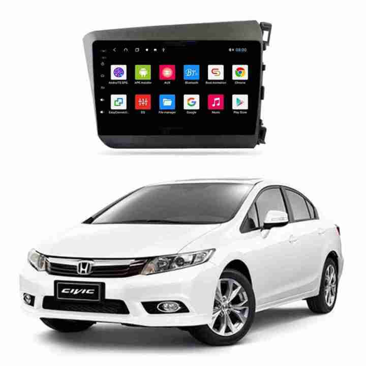 Honda Civic 2013 to 2016 Android Panel HD Player IPS Display Multimedia System
