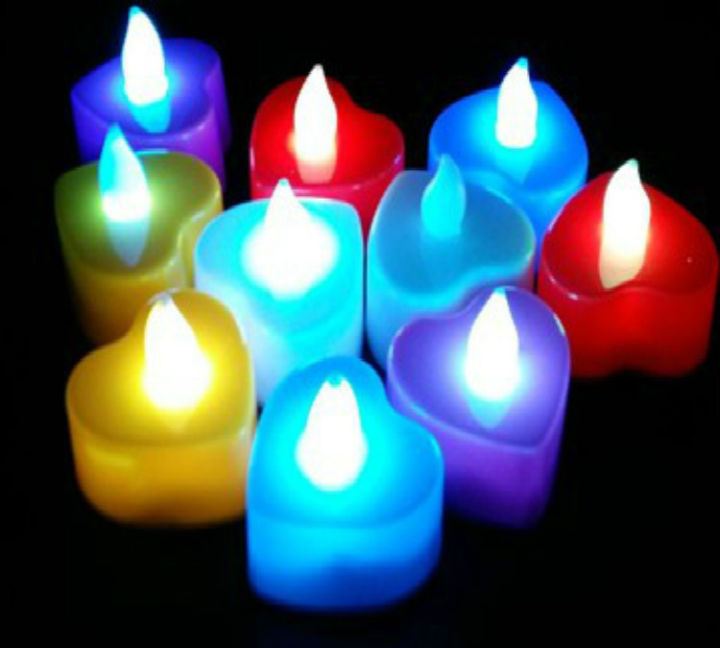 Flameless%20LED%20Candle-Heart%20Shaped%20LED%20candles-Multicoloured%20RGB%20light%20-%20Image%202