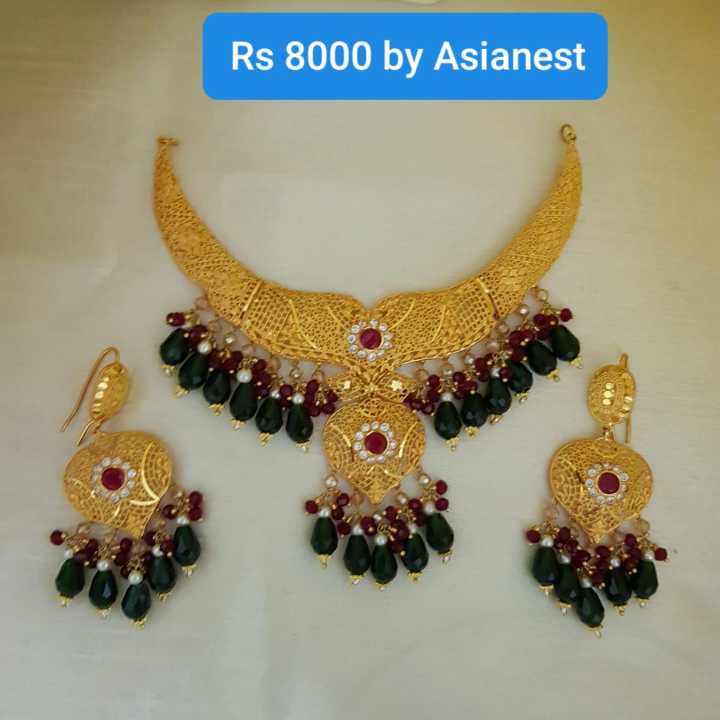 Gold Plated Necklace set