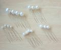 Pearl Wedding Hair Pins wedding pins pearls hair pins white pearl wedding accessories bridal hair accessories. 