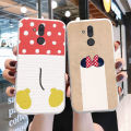 Cute Girl Bowknot Cartoon Mouse Phone Case for Huawei Mate 20 Lite Pro mate20 lite pro Back Cover Silicone Funda Soft Line Art. 